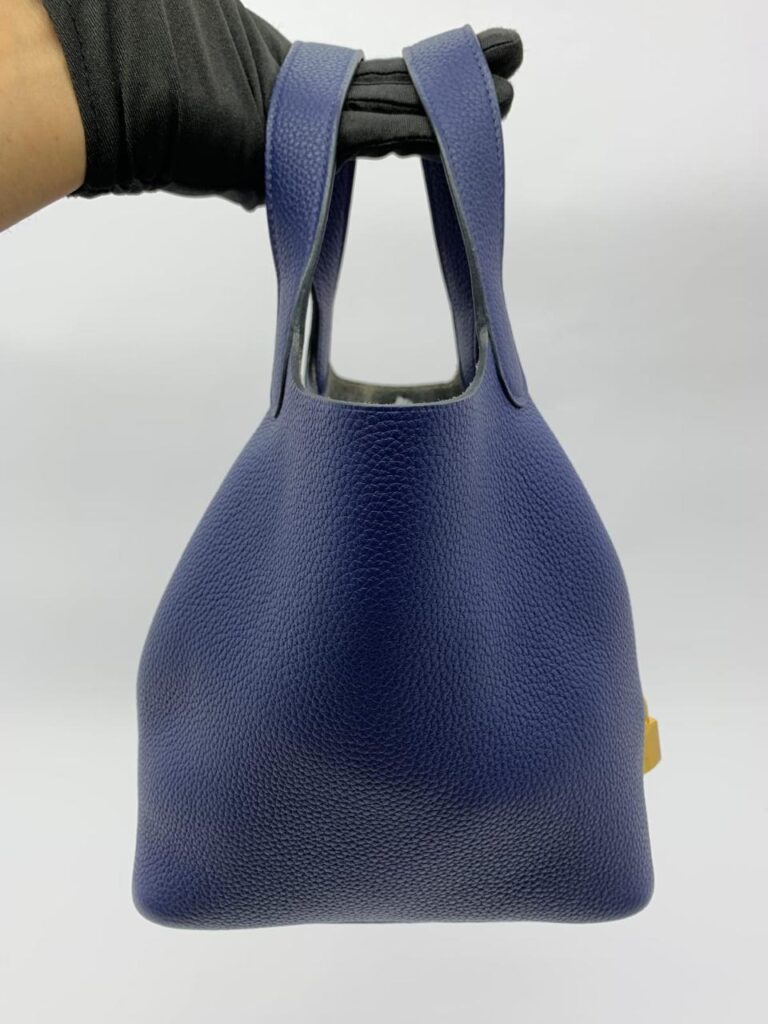 Picotin 18 Clemence Bleu Electric Gold Hardware #Y