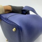 Picotin 18 Clemence Bleu Electric Gold Hardware #Y