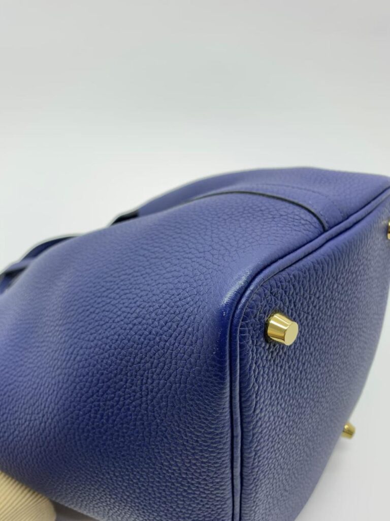 Picotin 18 Clemence Bleu Electric Gold Hardware #Y