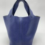 Picotin 18 Clemence Bleu Electric Gold Hardware #Y