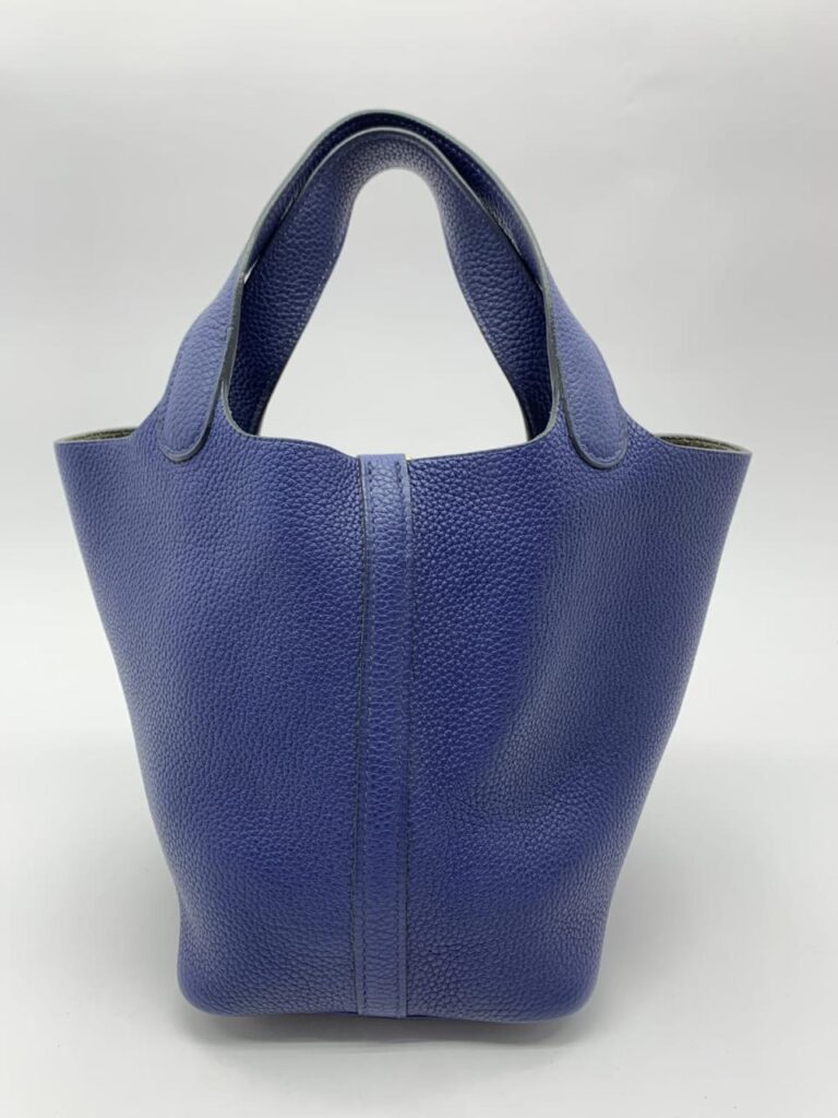 Picotin 18 Clemence Bleu Electric Gold Hardware #Y