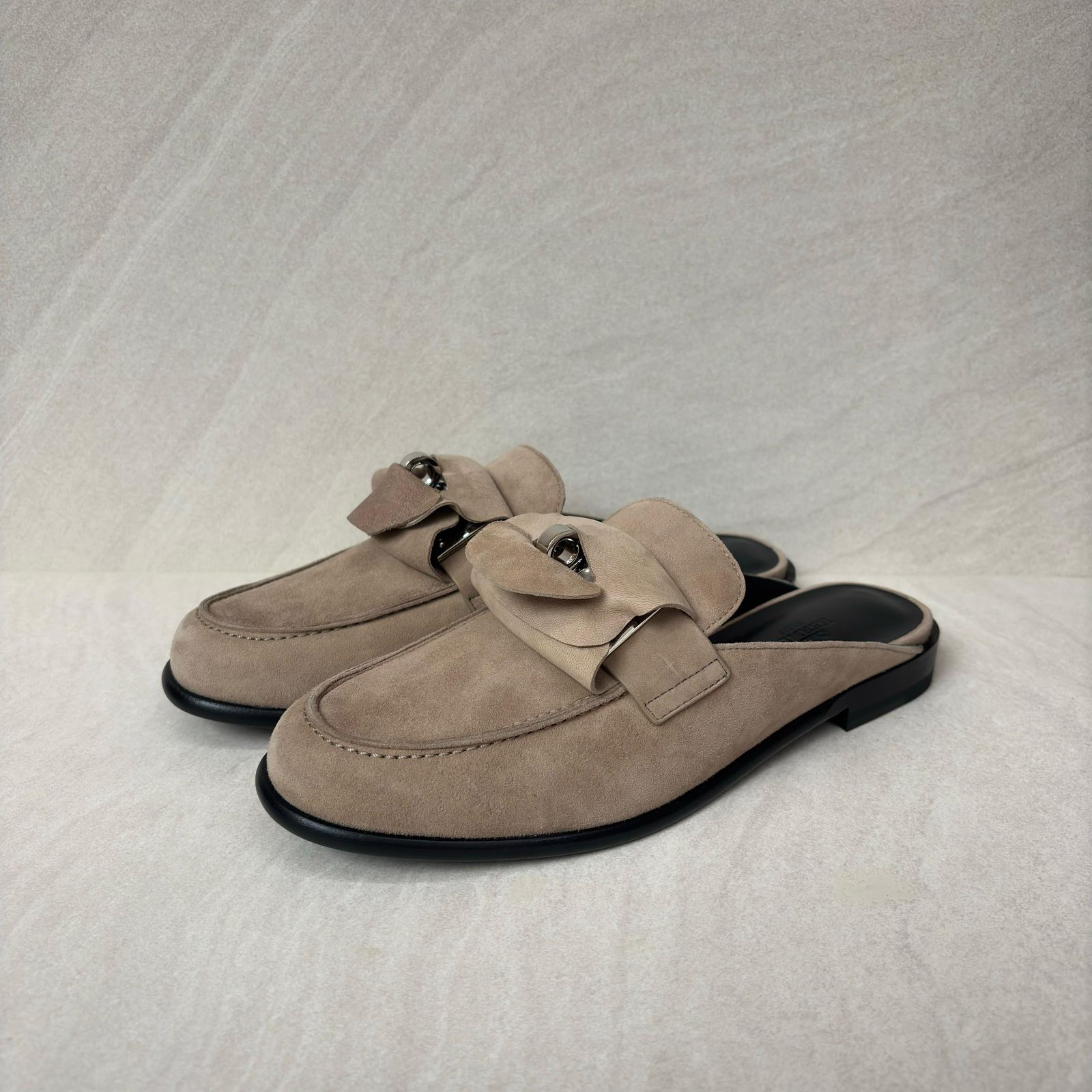 Iota Mules Beige Sable PHW