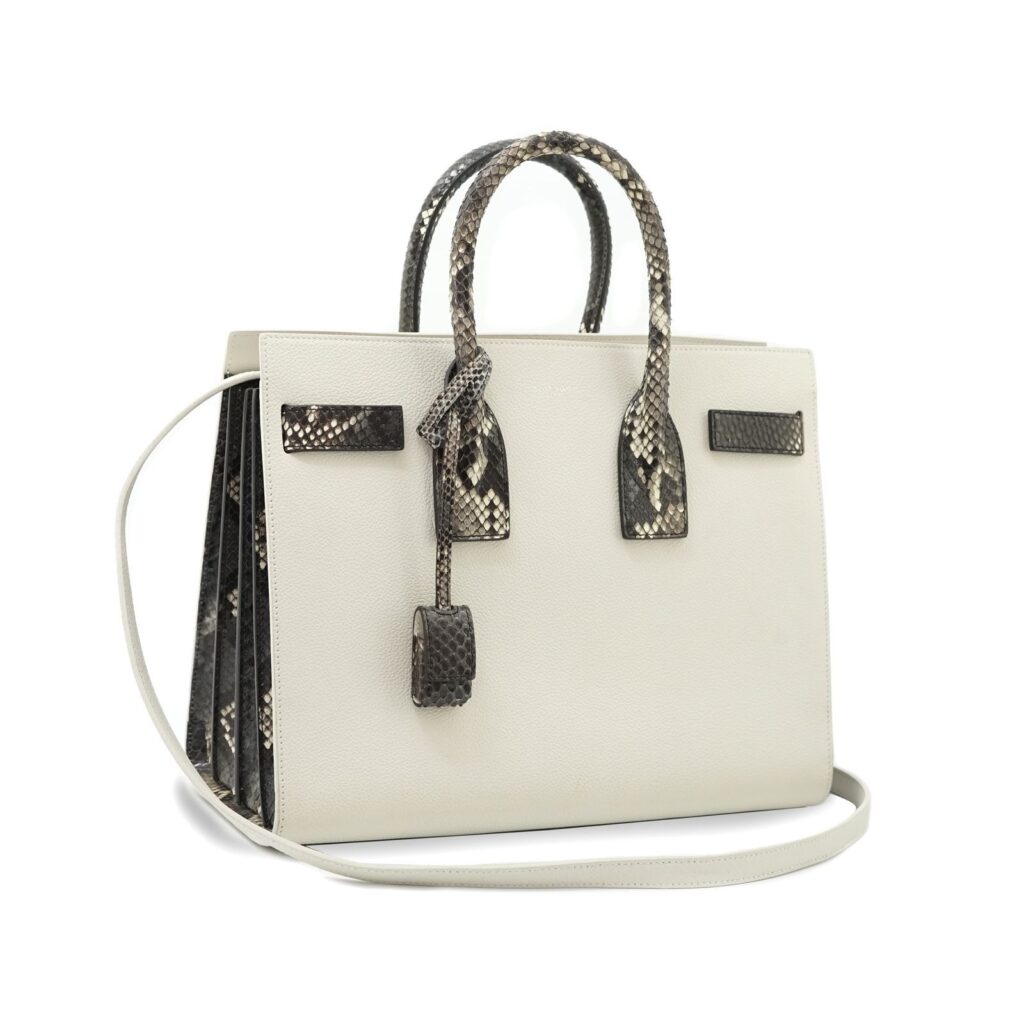 Sac De Jour Cream Snake Black