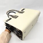 Sac De Jour Cream Snake Black