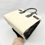 Sac De Jour Cream Snake Black