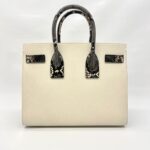 Sac De Jour Cream Snake Black