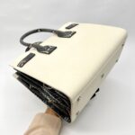 Sac De Jour Cream Snake Black