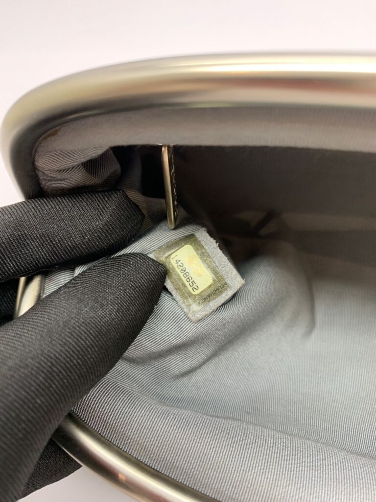 Timeless Clutch Metalic Embroidery Silver Calf SHW