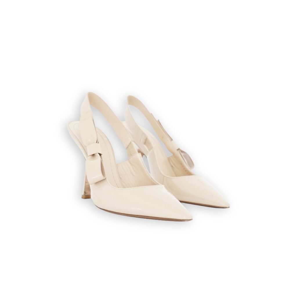 Sweer-D Slingback Nude Patent