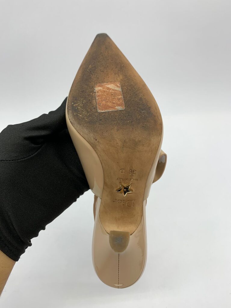 Sweer-D Slingback Nude Patent
