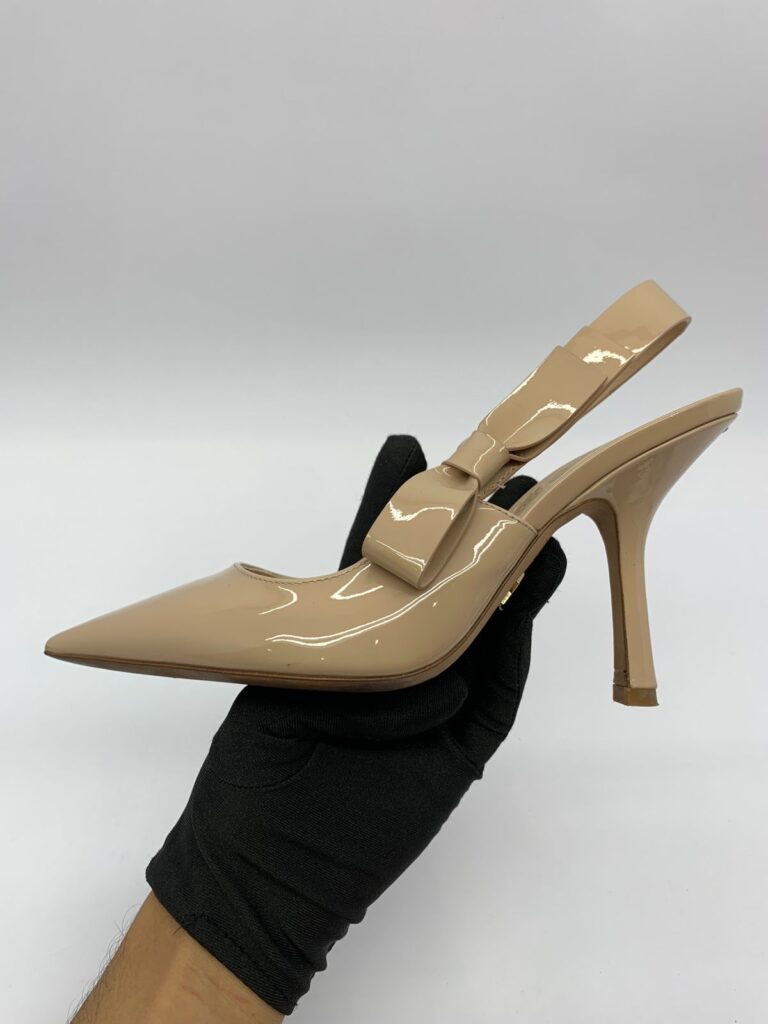 Sweer-D Slingback Nude Patent