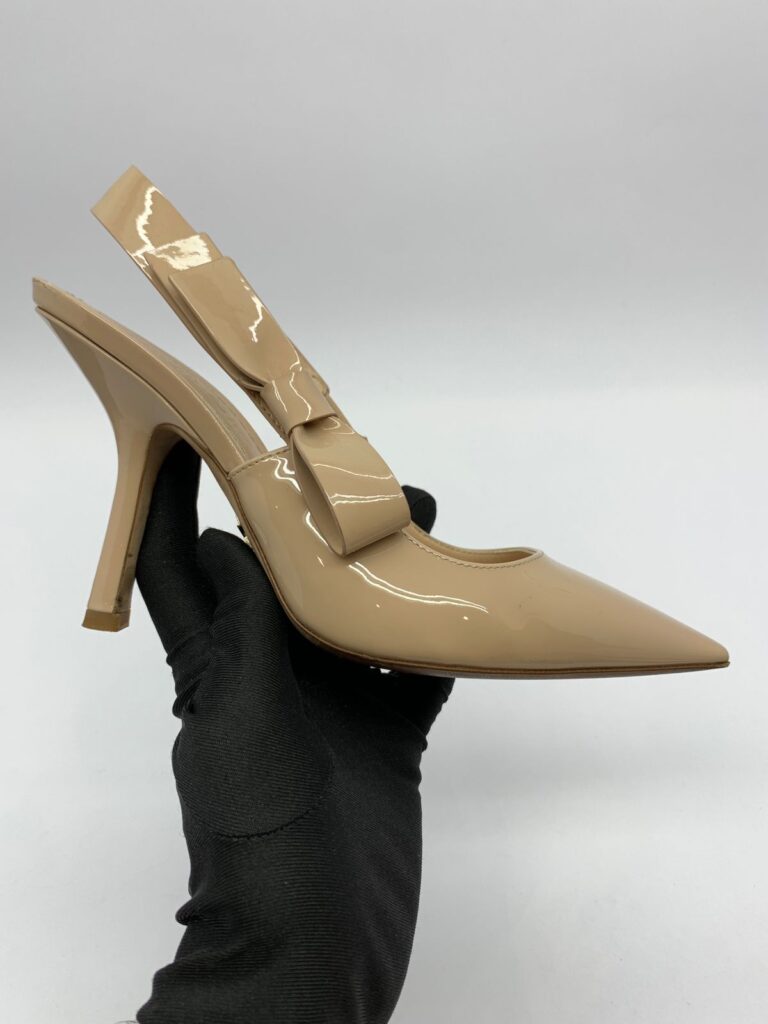 Sweer-D Slingback Nude Patent