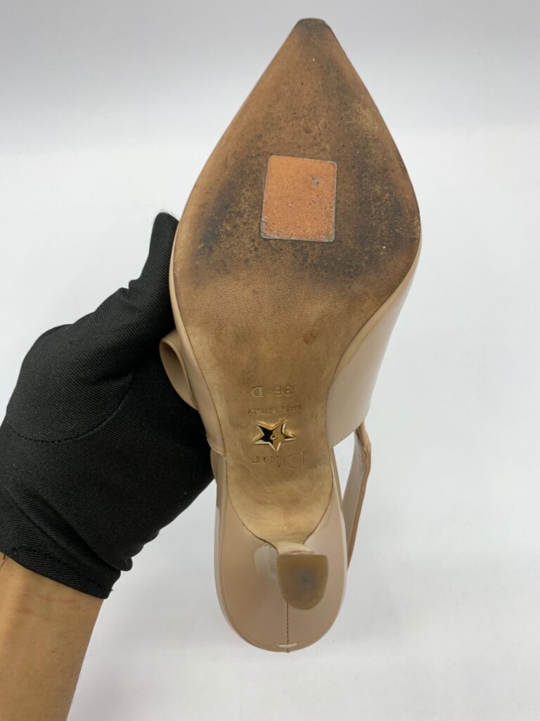 Sweer-D Slingback Nude Patent