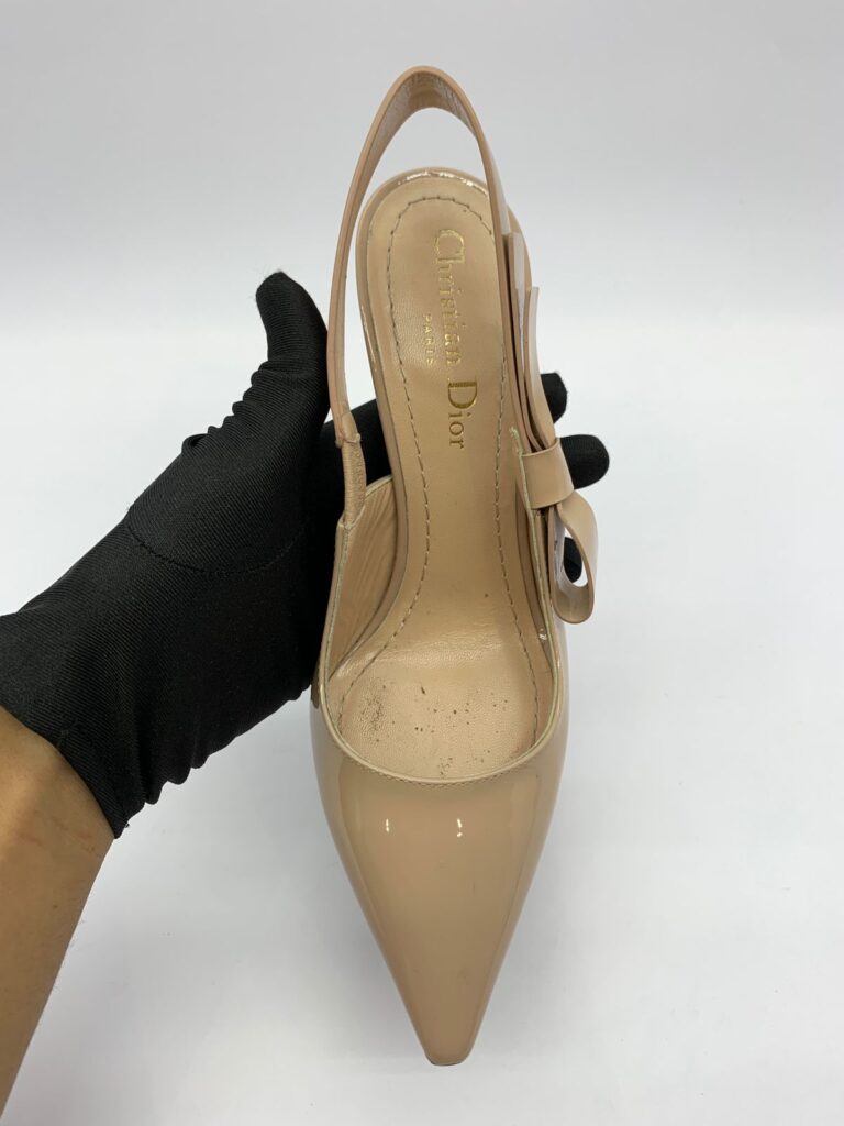 Sweer-D Slingback Nude Patent