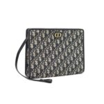 30 Montaigne Dea Pouch Canvas Oblique Navy GHW