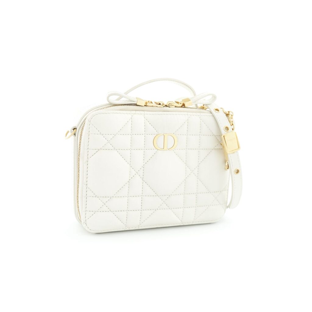 Caro Vanity Puff White GHW