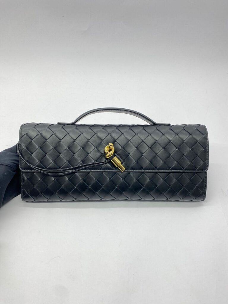 Andiamo Clutch Black GHW