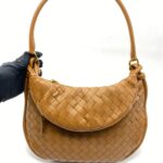 Medium Gemelli Intrecciato Brown GHW