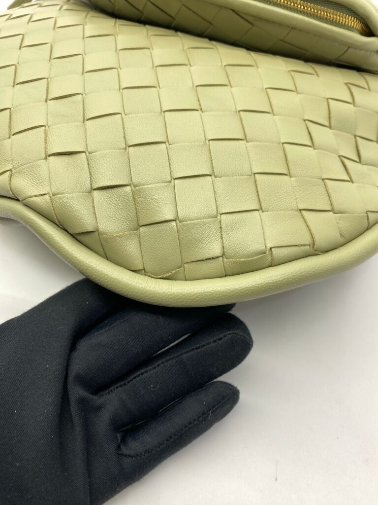 Medium Gemelli Intrecciato Travertine GHW