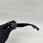 Sunglasses Rectangle Logo SMU07Y Black