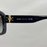 Sunglasses Rectangle Logo SMU07Y Black