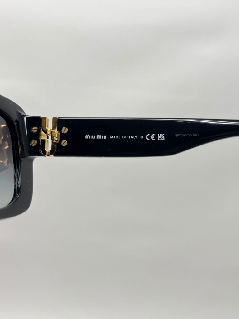 Sunglasses Rectangle Logo SMU07Y Black