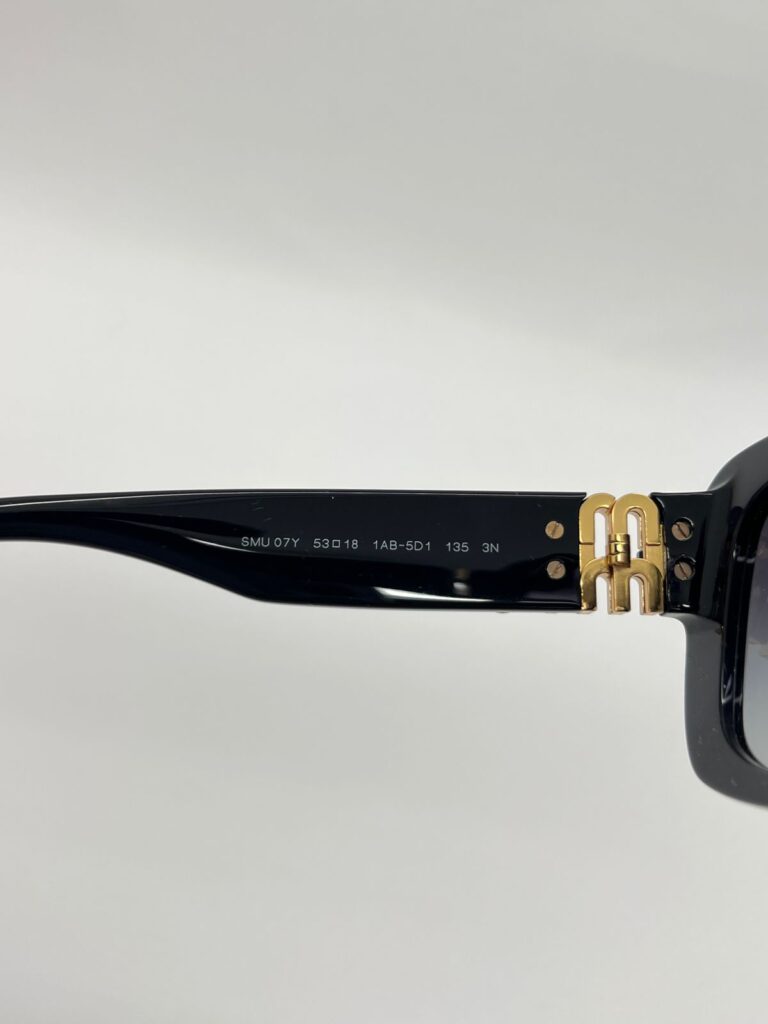 Sunglasses Rectangle Logo SMU07Y Black