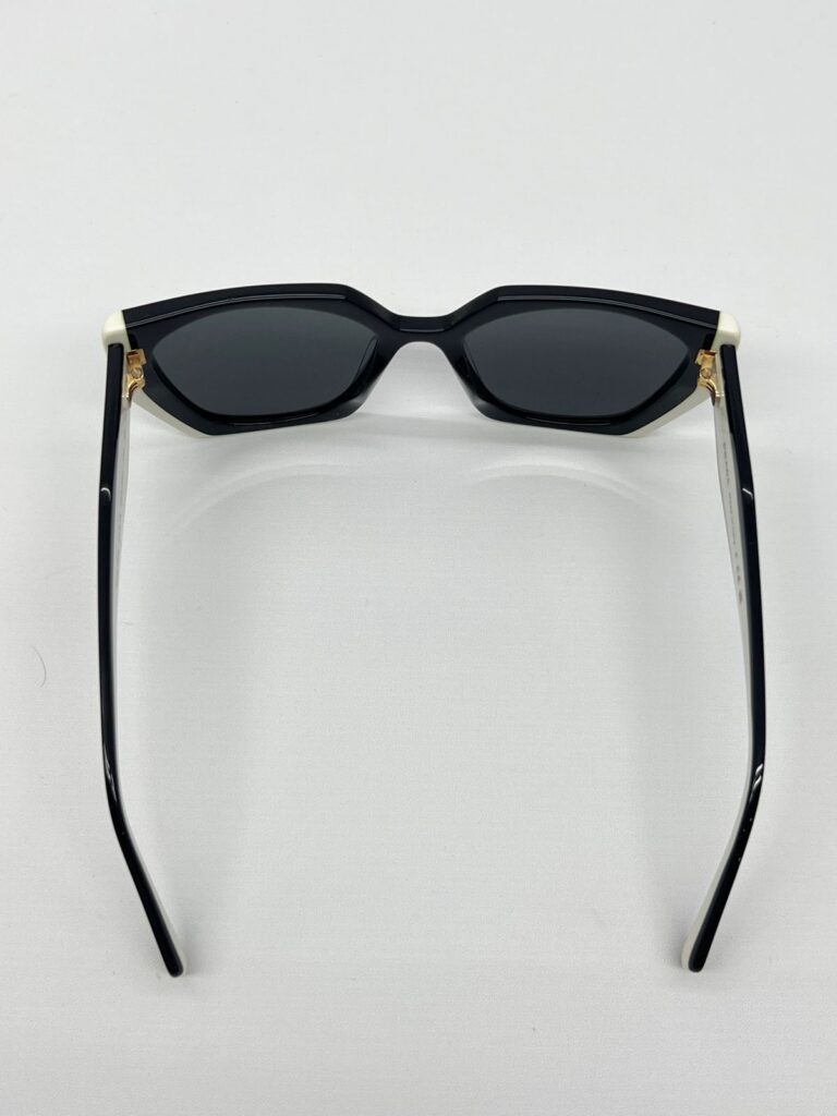 Prada Glasses Black White/Slate Grey Lens