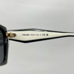 Prada Glasses Black White/Slate Grey Lens