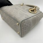 Lady Dior Medium Canvas Grey LGHW