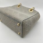Lady Dior Medium Canvas Grey LGHW