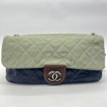 Country Chip Flap Bag Navy/Bordeaux/Grey Blue RHW