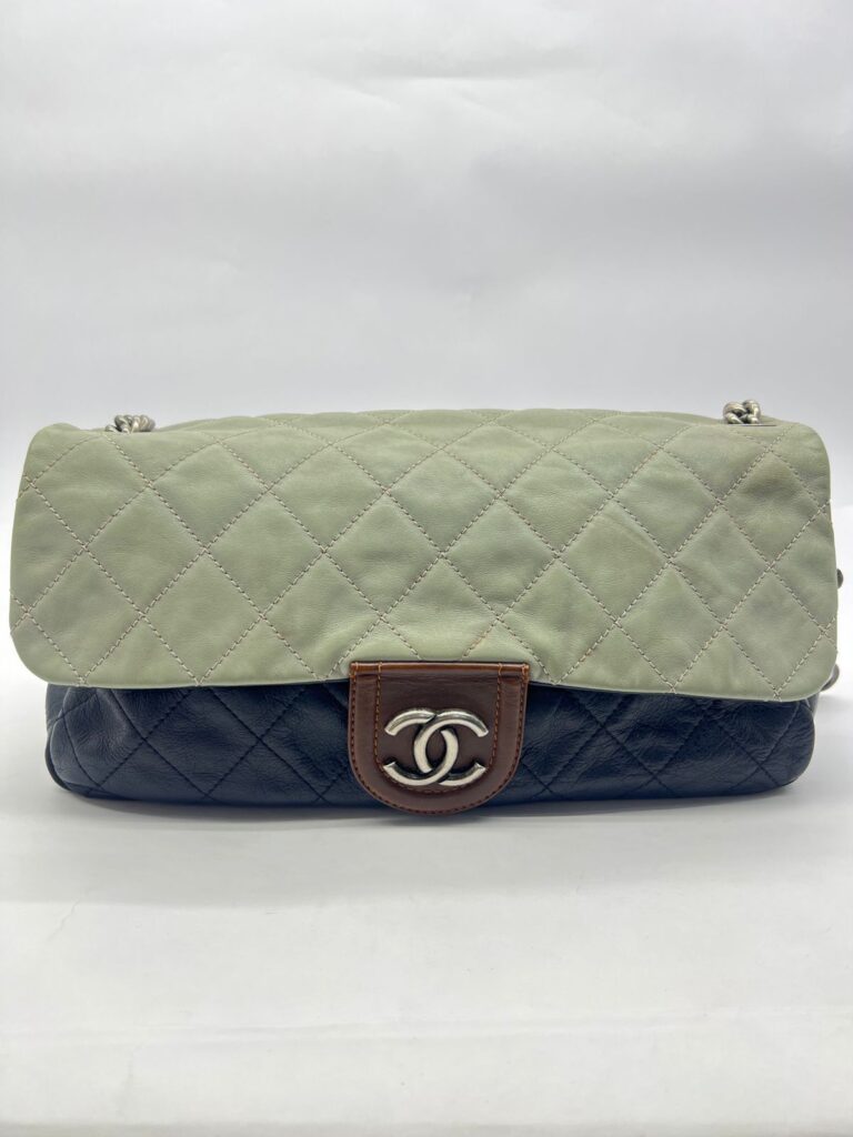 Country Chip Flap Bag Navy/Bordeaux/Grey Blue RHW