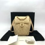 Urban Spirit Backpack Caviar Beige GHW