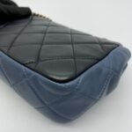 Flap Tricolor Lambskin Black Blue GHW