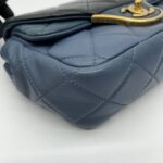 Flap Tricolor Lambskin Black Blue GHW