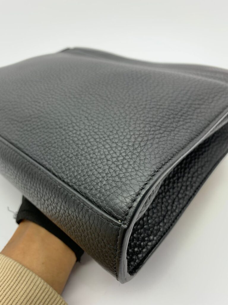 Peek A Boo Fit Bag Black White Yellow SHW