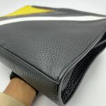 Peek A Boo Fit Bag Black White Yellow SHW