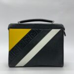 Peek A Boo Fit Bag Black White Yellow SHW