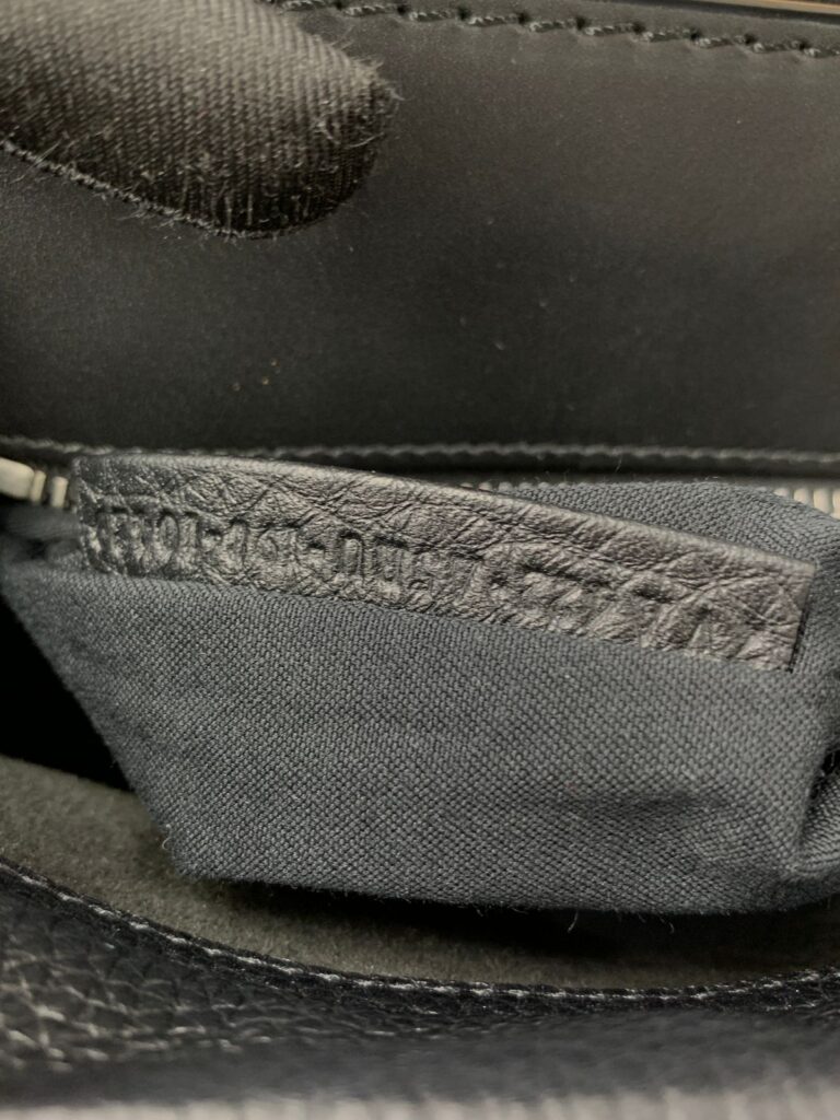 Peek A Boo Fit Bag Black White Yellow SHW