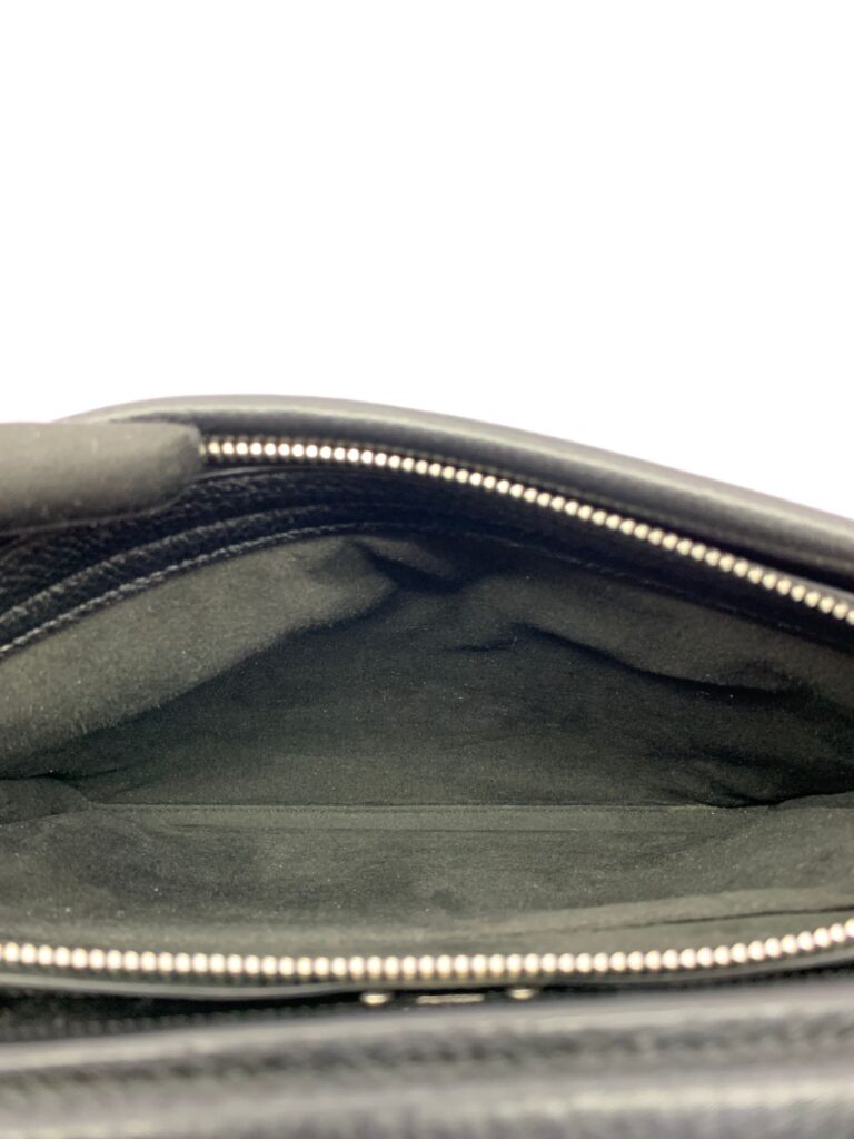 Peek A Boo Fit Bag Black White Yellow SHW