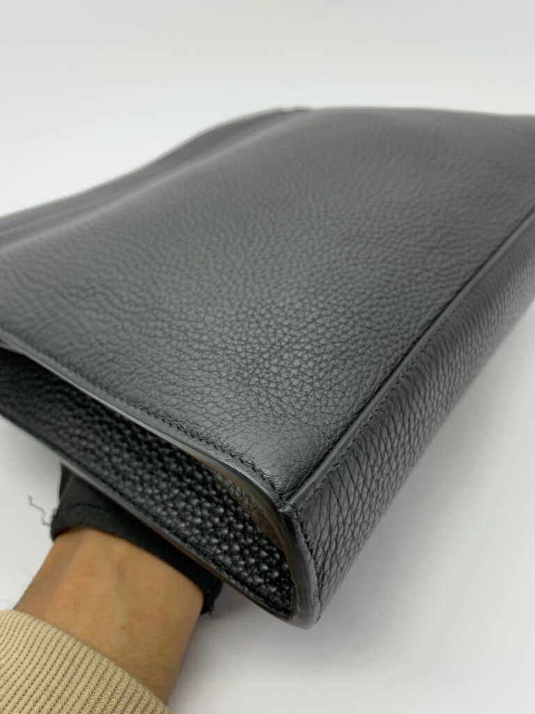 Peek A Boo Fit Bag Black White Yellow SHW