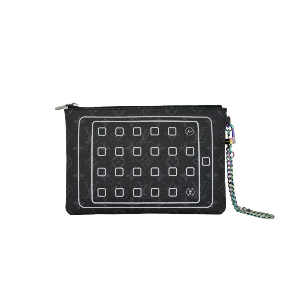 Pouch Monogram Eclipse Fragment Iphone Rainbow HW