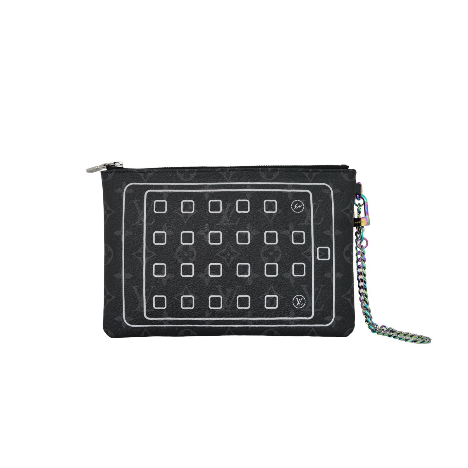 Pouch Monogram Eclipse Fragment Iphone Rainbow HW