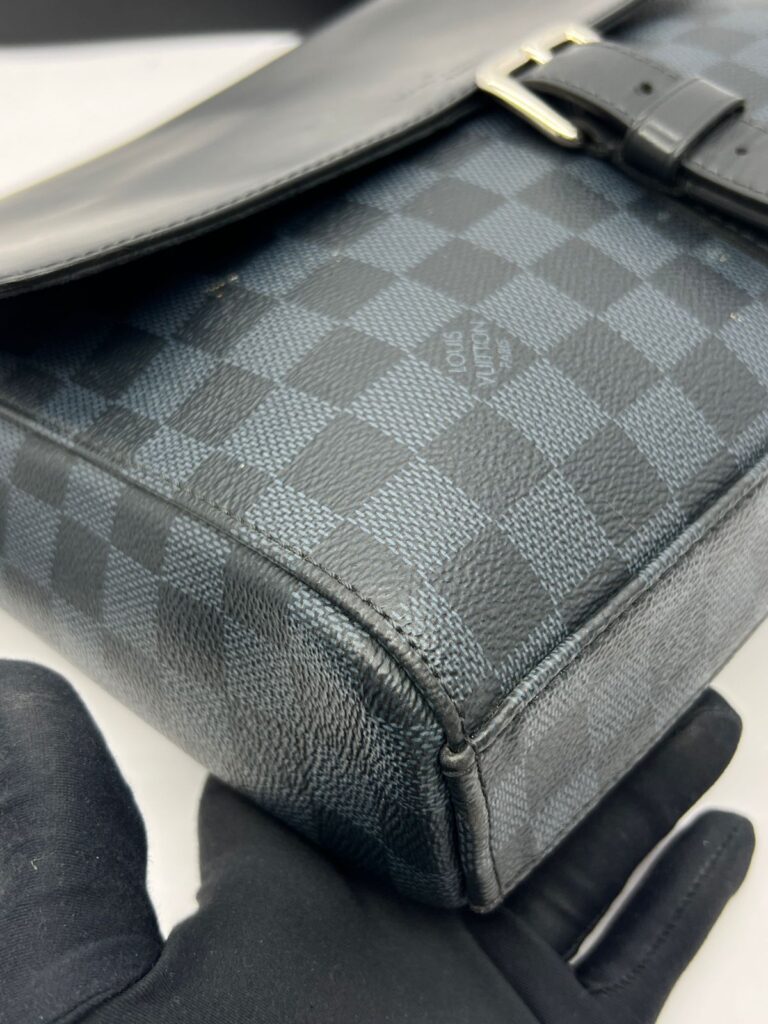 Newport Messenger Damier Cobalt SHW