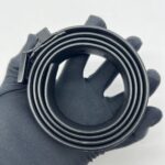 Cassandre Belt All Black Croco