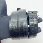 Cassandre Belt All Black Croco