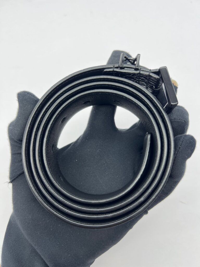 Cassandre Belt All Black Croco