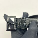 Cassandre Belt All Black Croco