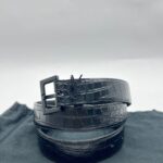 Cassandre Belt All Black Croco